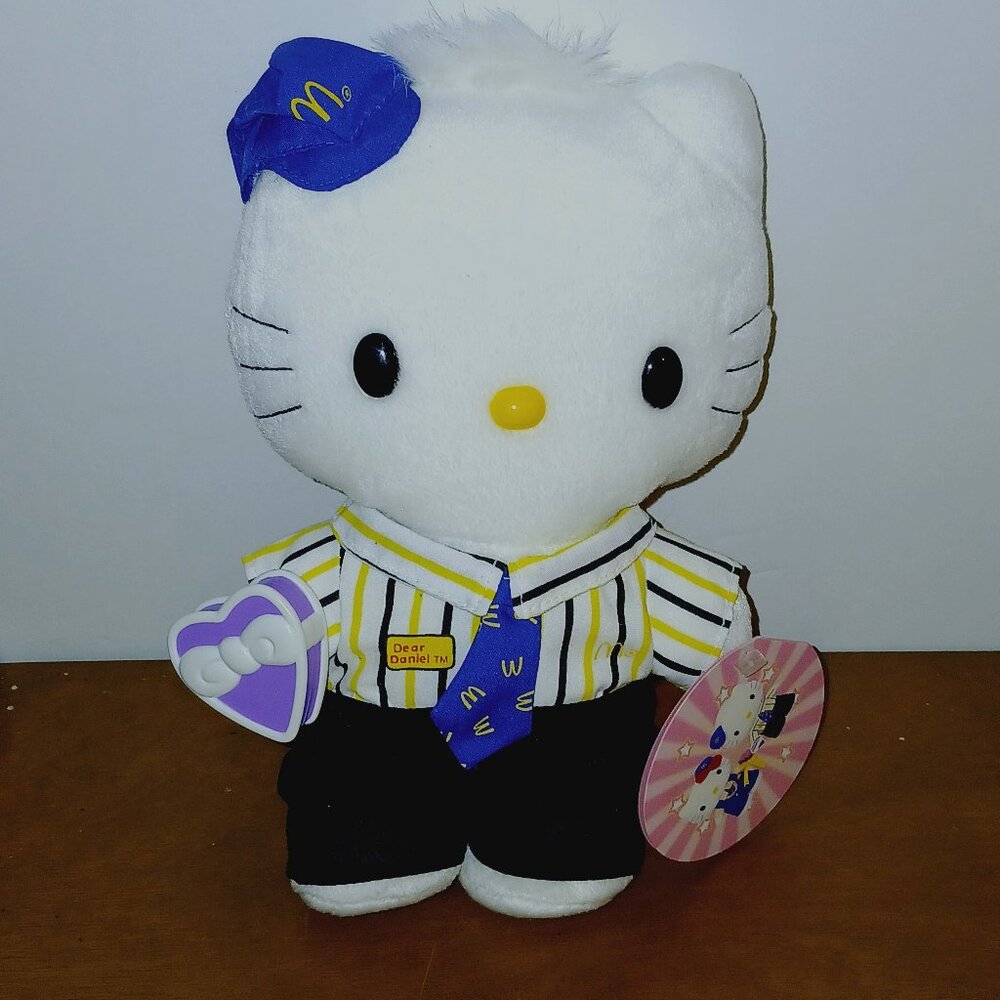 Vintage Sanrio Hello Kitty DEAR DANIEL plush doll MCDONALD'S wedding new 2000